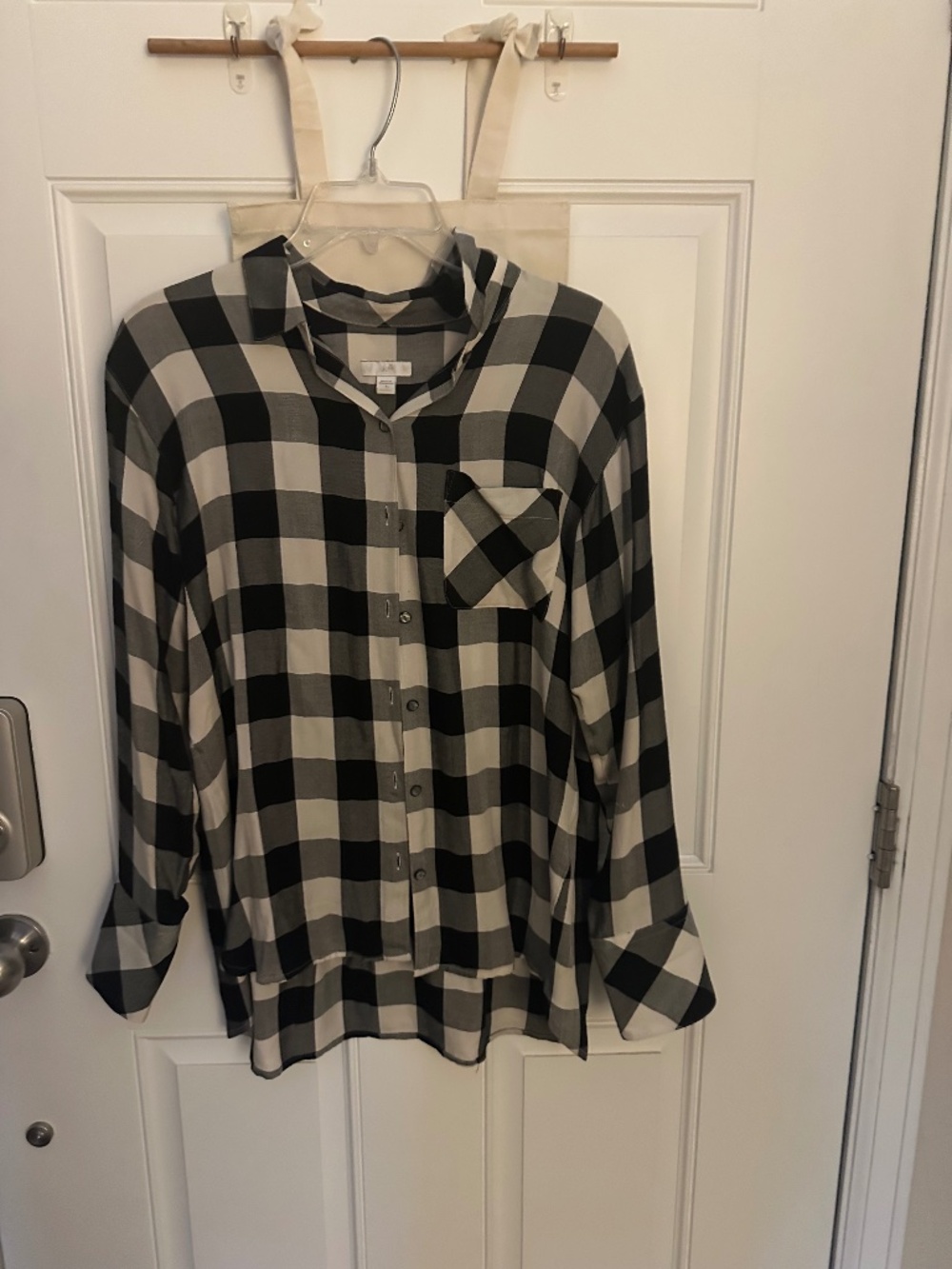 J Jill Plaid Shirt - Are you ready for a Picnic?  Size Small, fits like a Medium